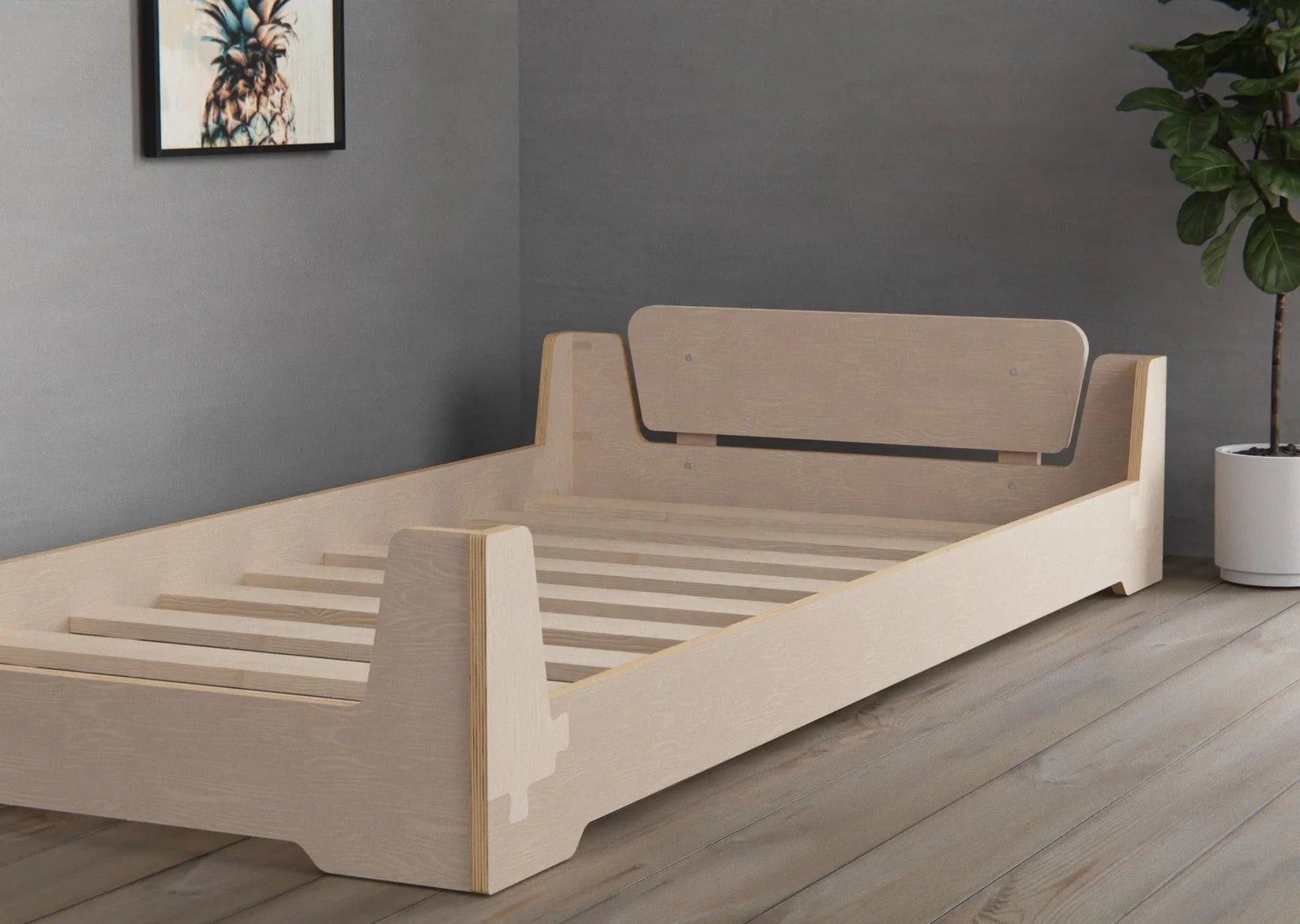 Kitsmart Flippable Bed Frame