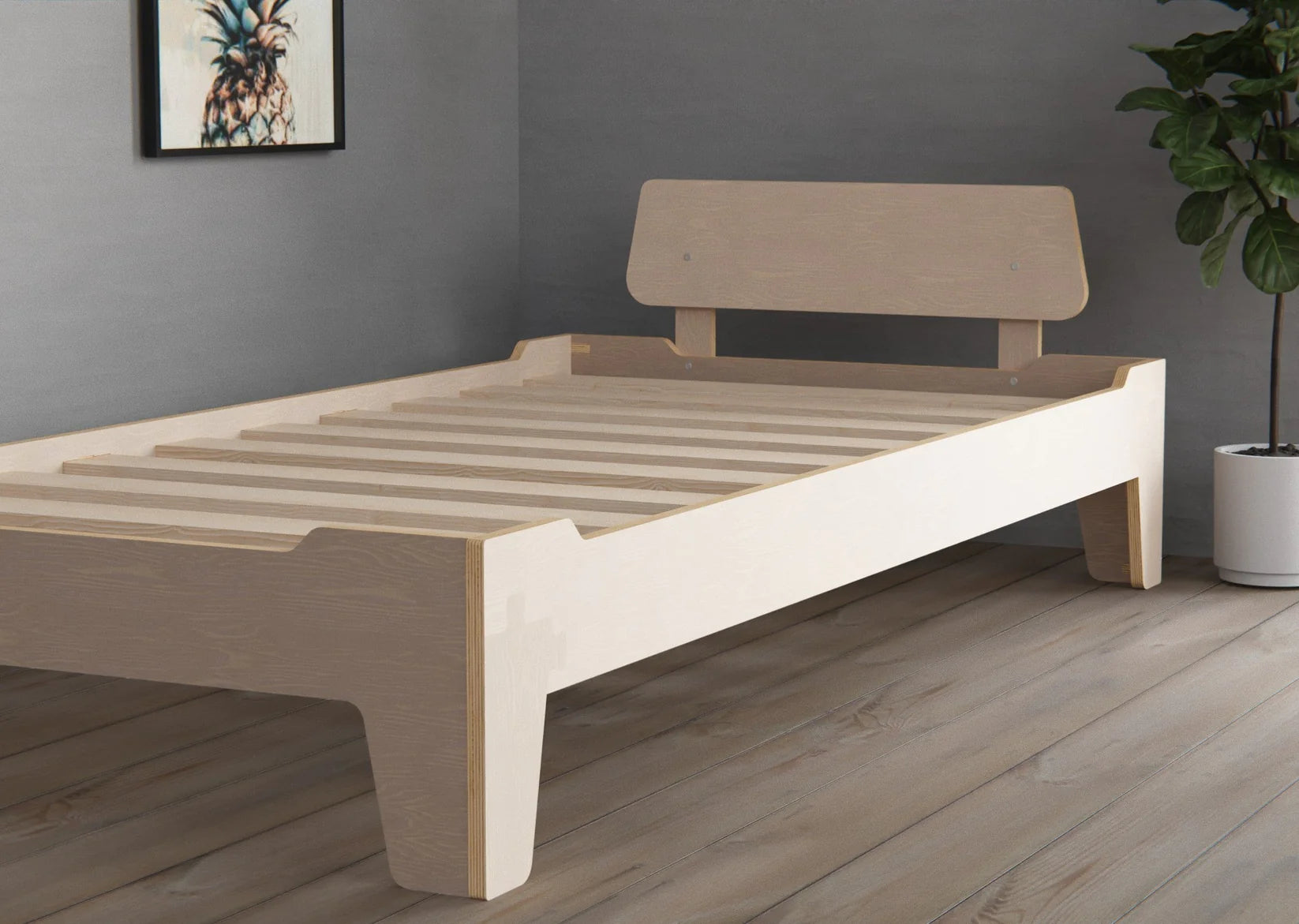 Kitsmart Flippable Bed Frame