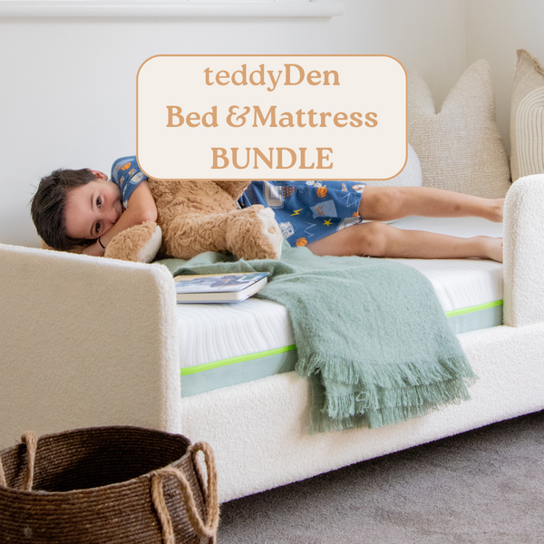 teddyDen Bundle - Kids Bed and Mattress